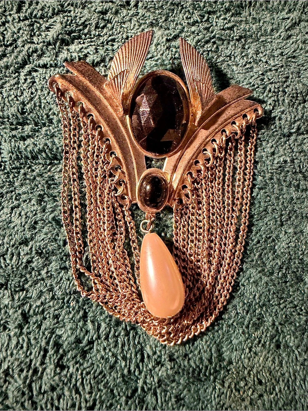 Layered Statement Pendant Necklace